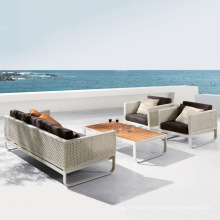 Modern Outdoor Sofa Balcony Rattan Sofa Combination